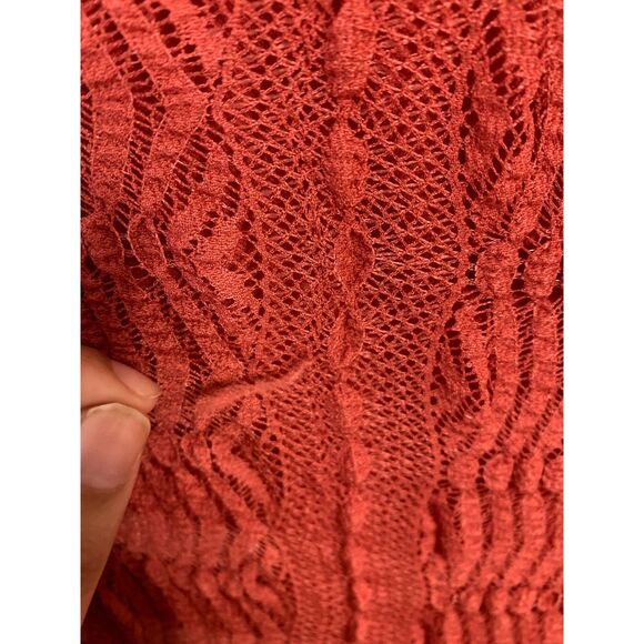 Rabbit Rabbit Rabbit Designs Coral Lace Dress Size 16 - Picture 6 of 6